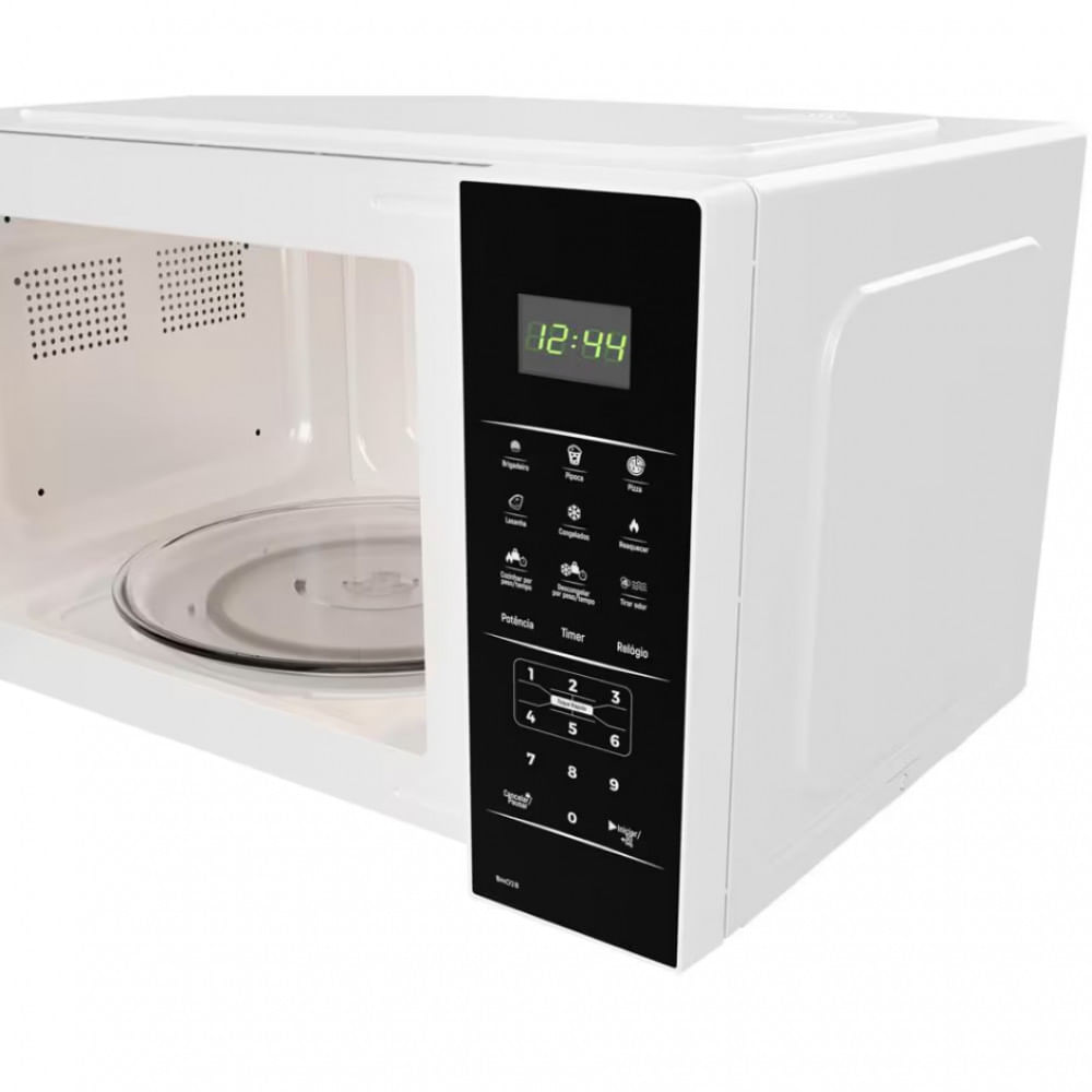 Micro-ondas Britânia BMO28 com Função Timer e Descongelar 25L Preto e Branco / 110V