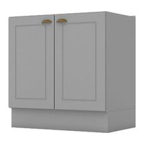 Balcão 2 Portas 80 Cm Nova York Cinza – Henn