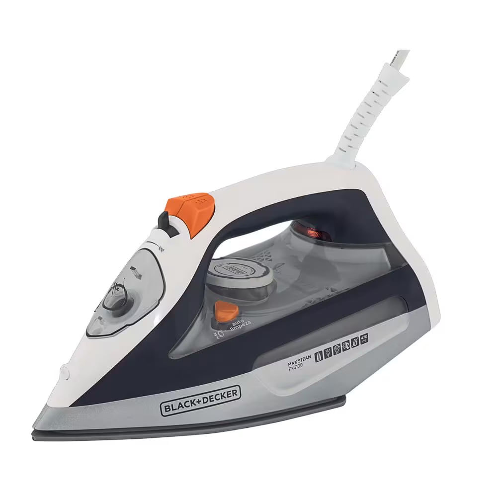 Ferro a vapor Black+Decker FX3100 com Antigotejamento