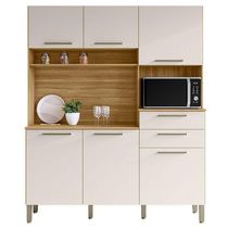 Cozinha Montesa 6 Portas E 2 Gavetas Freijó Soft – Kits Paraná
