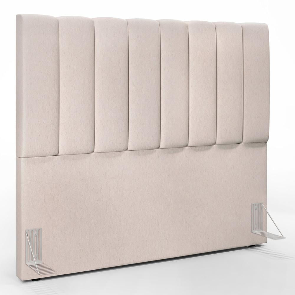 Cabeceira Cama Box Casal 140 cm Dália W01 Linho Cru - Lyam Decor