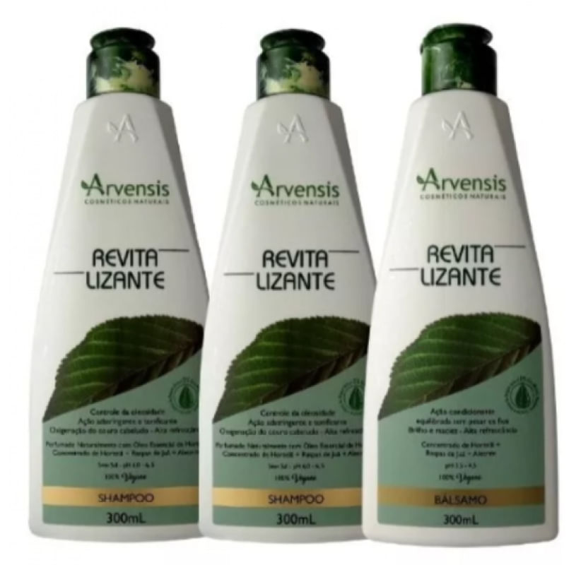 Kit Arvensis Revitalizante Anti-oleosidade Shampoo + Balsamo