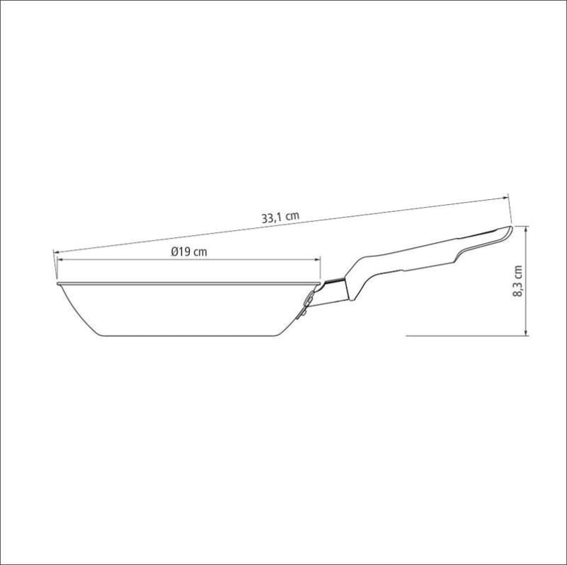 Frigideira Alumínio 18 Cm Loreto Grafite Tramontina