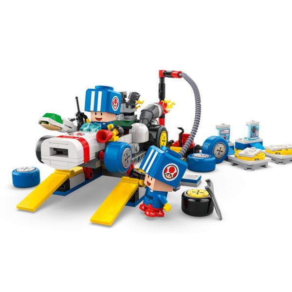 Nintendo Super Mario Kart Garagem Pit Stop Toad Lego 72035