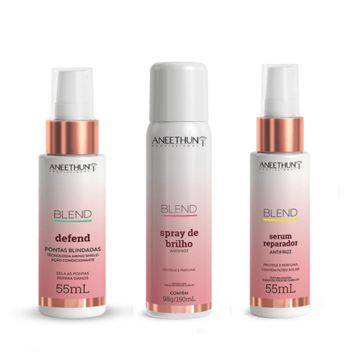 Kit Aneethun Blend Spray 150ml + Serum Reparador 55ml