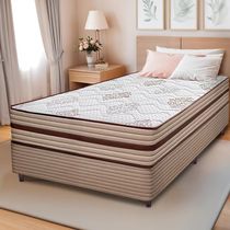 Cama Box Solteiro Cama inBox Livity com Molas Ensacadas e Espuma D26 62x88x188cm