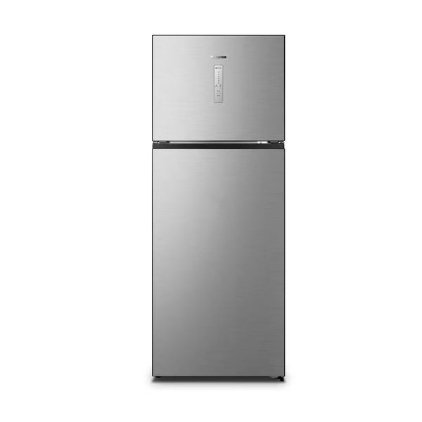 Refrigerador Duplex 466L Hisense RT3N461 Frost Free Inverter Portas Planas Prateleiras de Vidro Econômica Inox