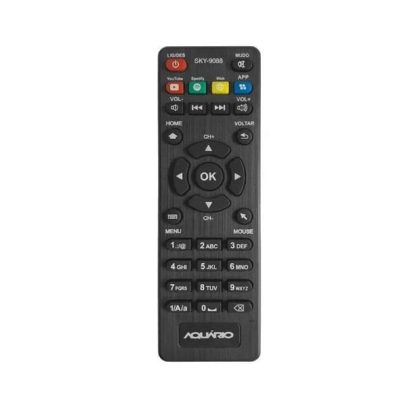 Controle Remoto Conversor Aquario Smart Stv 2000 4k