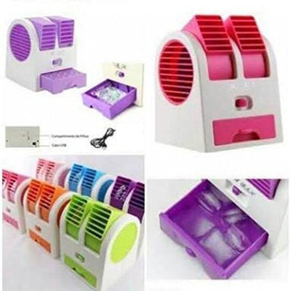 Ar Condicionado Portatil Mini Climatizador Ventilador Aromatizador Refrigerador 3 Em 1 Pessoal Umidificador Portatil Usb