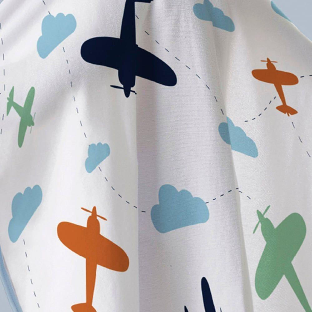 Toalha Baby C/ Capuz Tecebem Estampada Kinder Frederico Azul