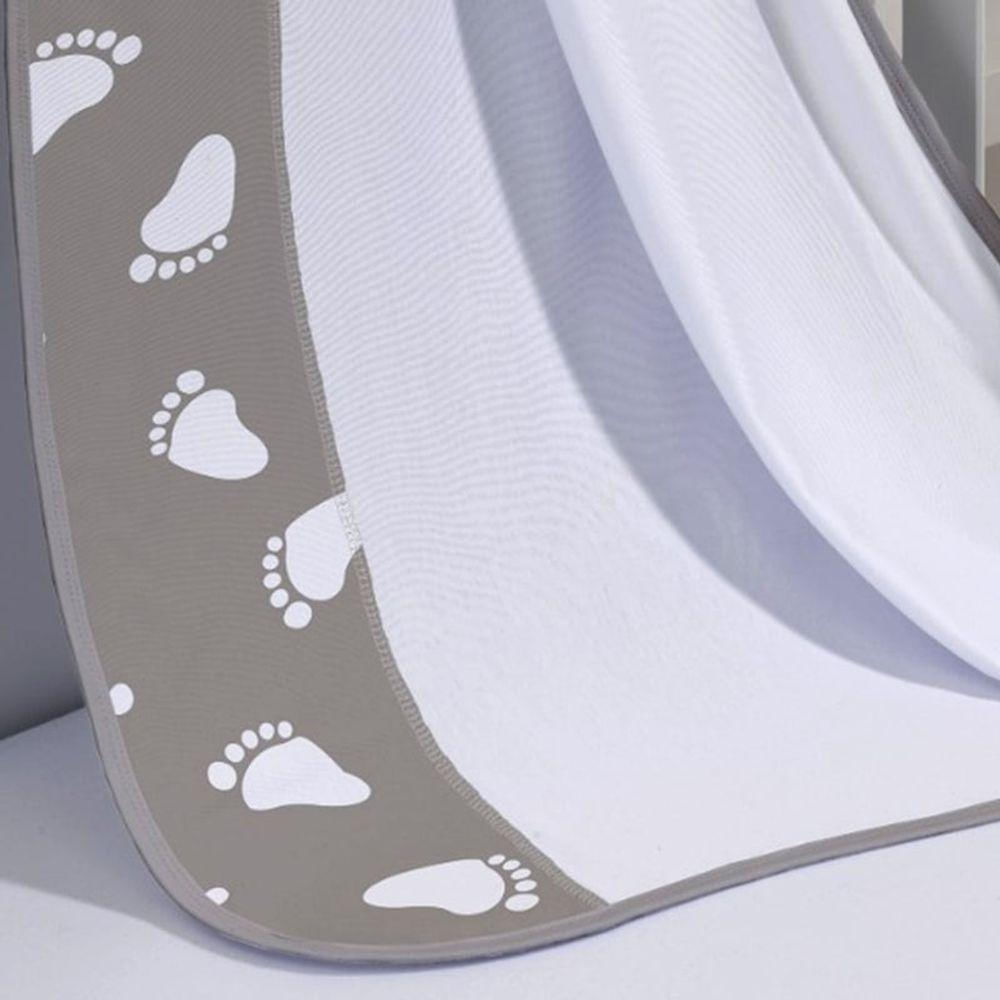 Encontraproduto.com.br - Cueiro Simples Tecebem Baby Mia Malha Estampado kinder 80cmx90cm Cinza