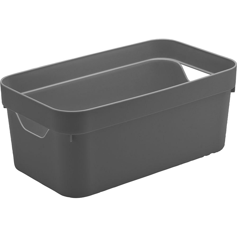 Caixa Organizadora 5,3 Litros Ou Cube CC200 Chumbo