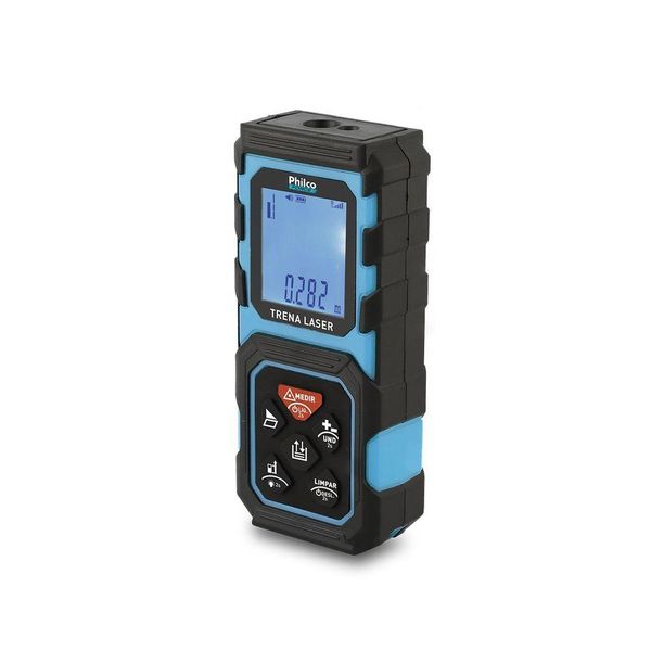 Trena A Laser Philco 40m Com 3 Unidades De Medida Pilhas