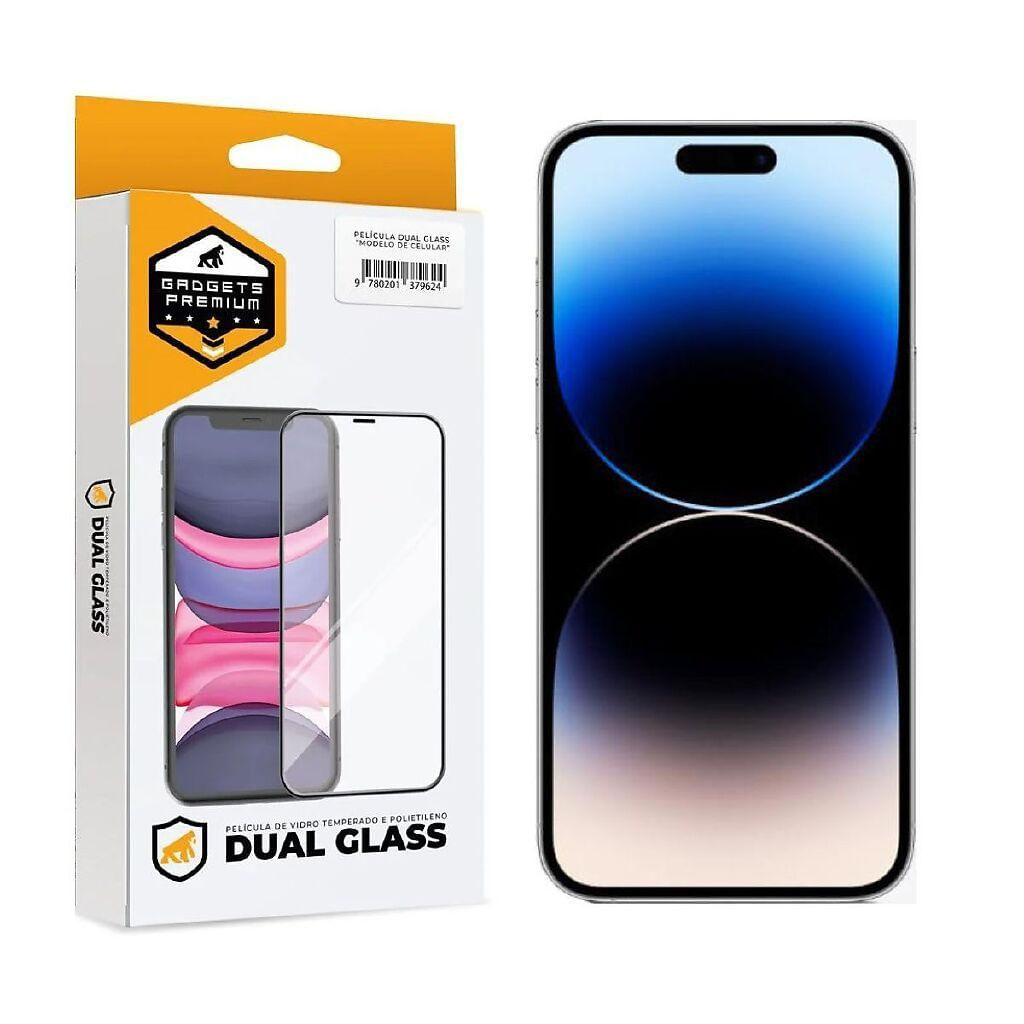 Película para iPhone 14 Pro Max - Dual Glass Preta - Gshield