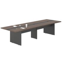 Mesa De Reunião 3,60 Plot Freijo Preto