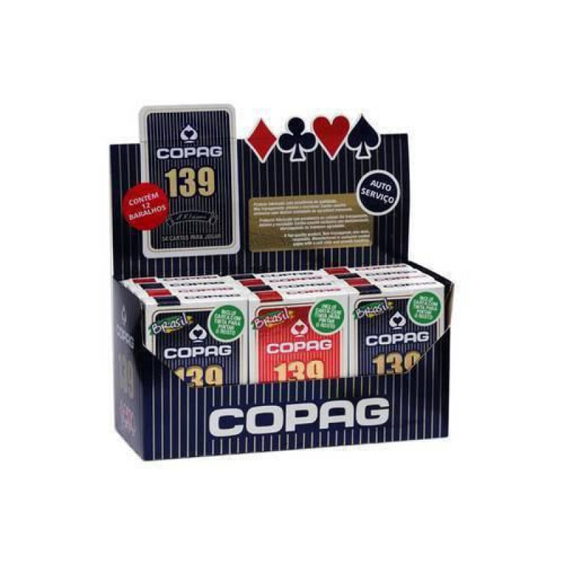 Baralho Copag 139 Com 12 Caixas - Naipe Grande