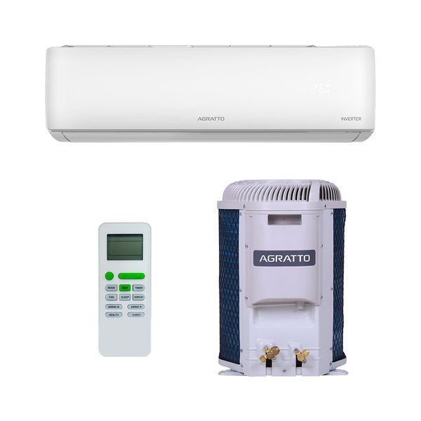 Ar Condicionado Split Hi Wall - Inverter R-32 - Liv Top - Agratto - 12.000 BTUs - Quente/Frio - 220V Monofásico