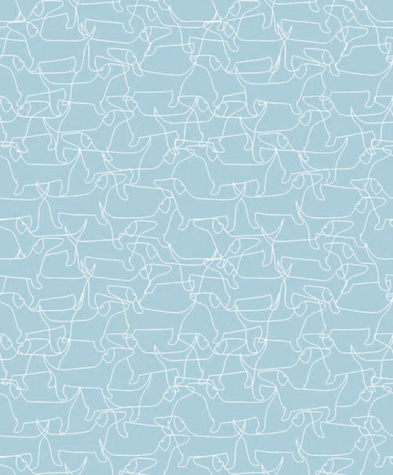 Papel de Parede Pure Kids Teens Dogs KT68474 Tam. 4m² Papel de Parede Pure Kids & Teens Dogs KT68474