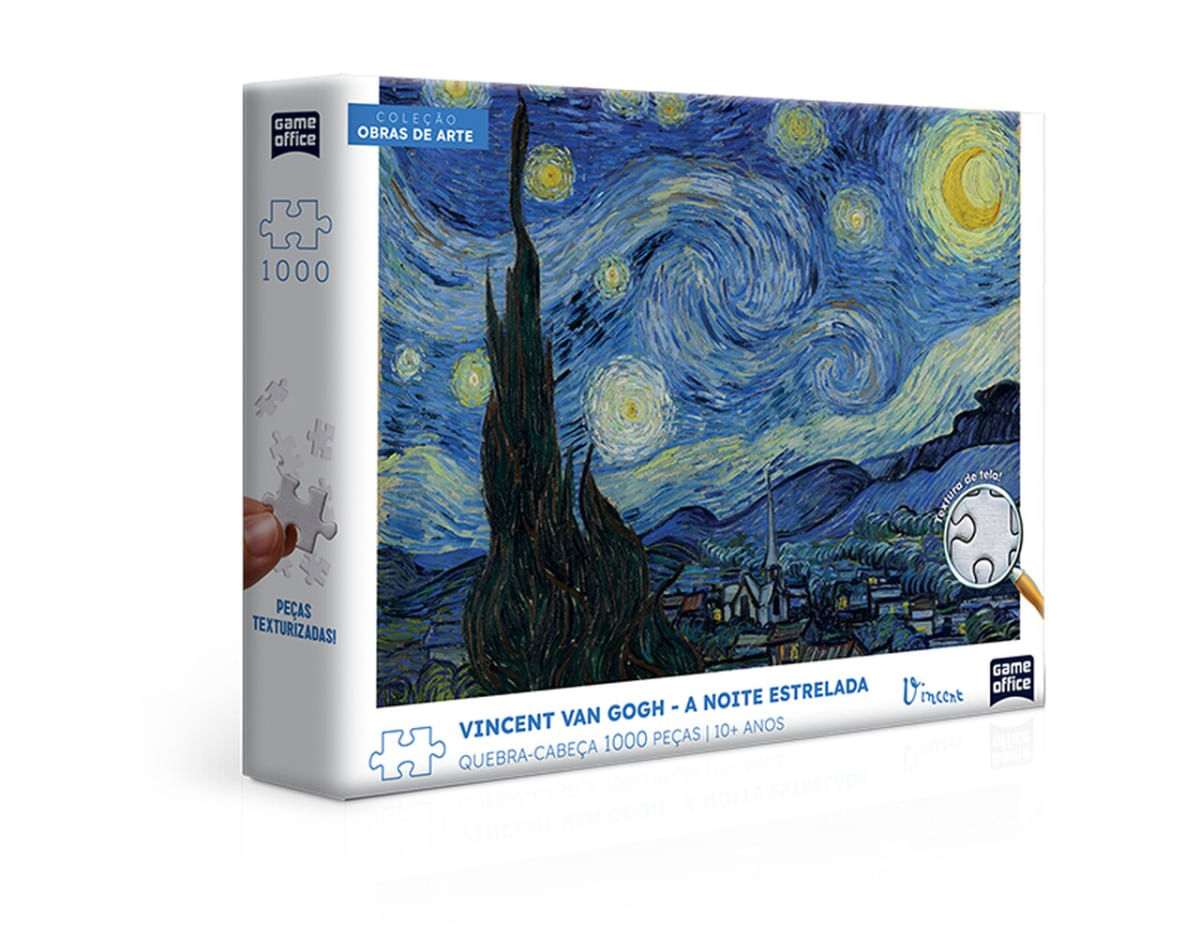 Quebra-Cabeça Van Gogh Noite Estrelada 1000 peças - Toyster 2883