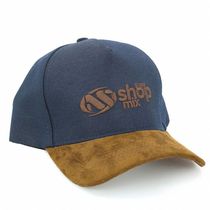 Bone Aba Curva Gruposhopmix Azul Escuro