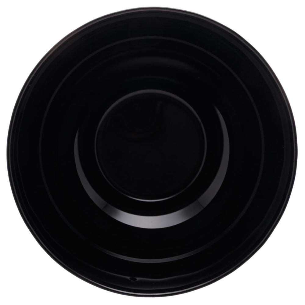 48 Tigelas de Vidro Preto Lyor 700ml Cumbucas Restaurante Sushi Açaí Caldos