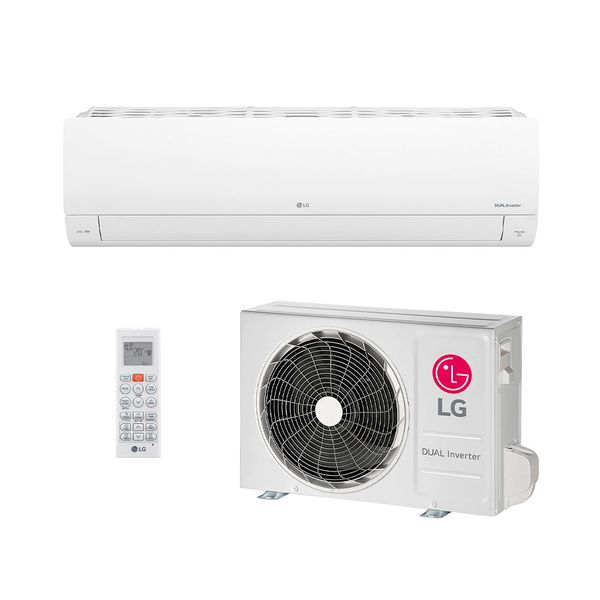 Ar Condicionado Split Hi Wall - Inverter - LG - Dual Inverter Voice +AI - 18.000 BTUs - Frio - 220V