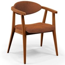 Poltrona Decorativa Para Sala De Estar Cecília L02 Bouclê Terracota - Lyam Decor