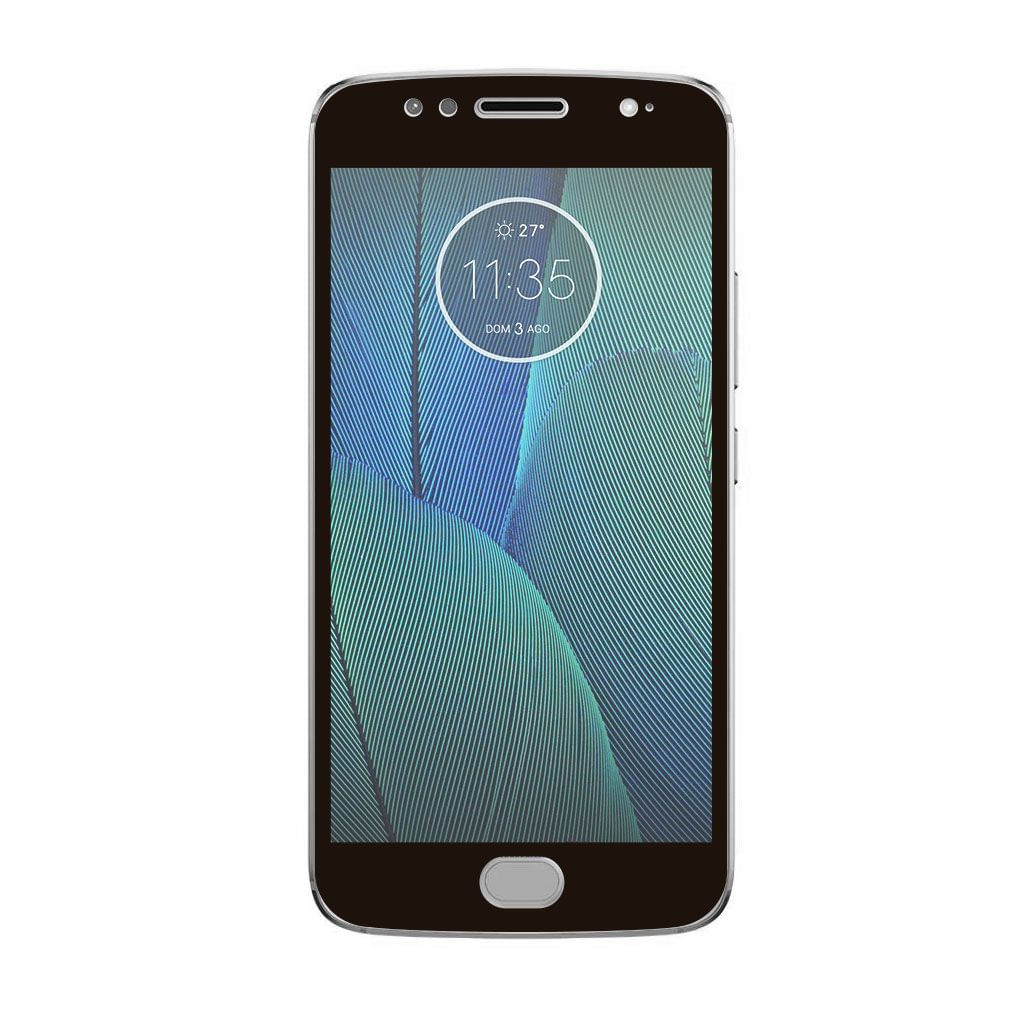 Película Coverage Color para Motorola Moto G5S Plus - Preta - Gorila Shield (COBRE TODA TELA)