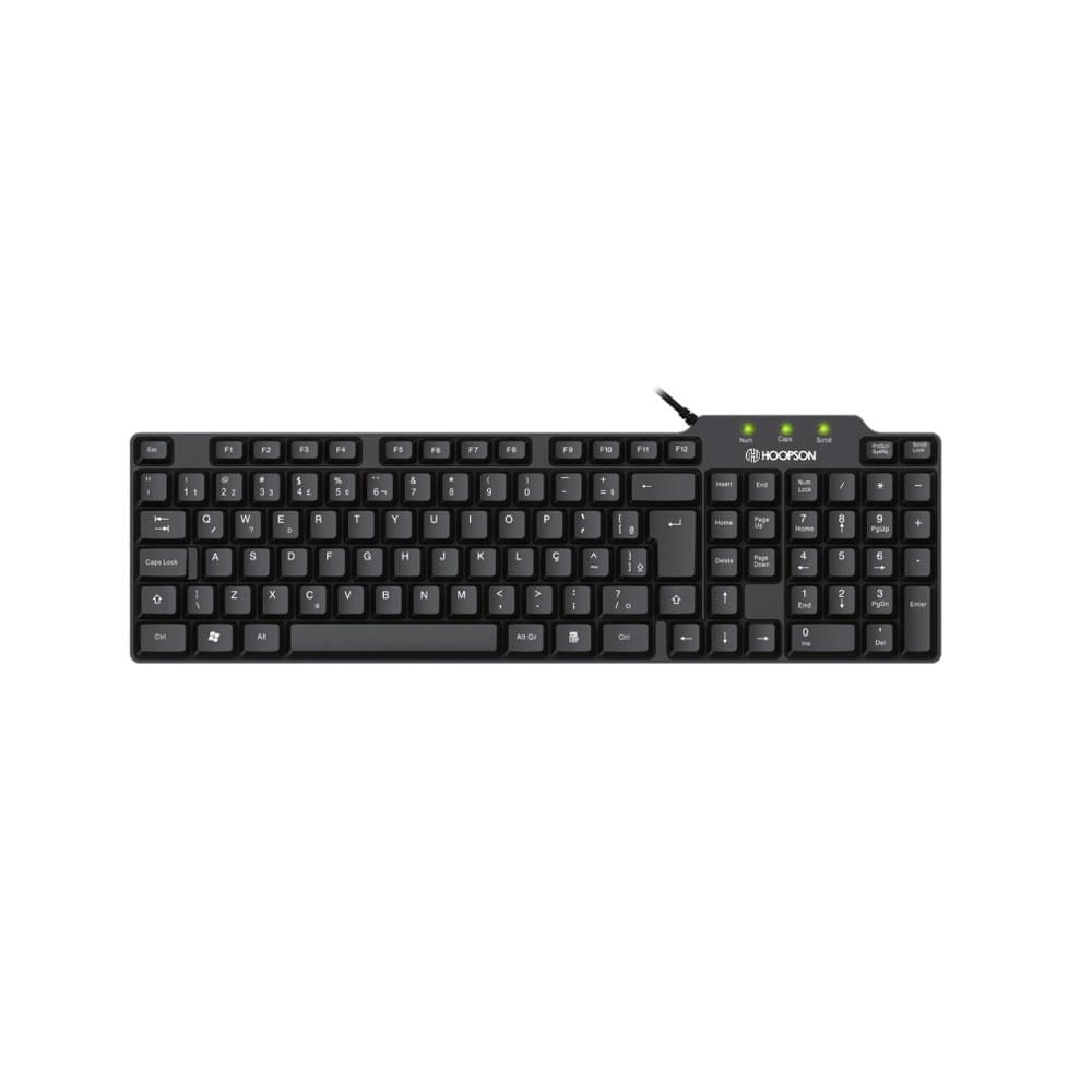 Teclado USB Hoopson TPC-069 Preto