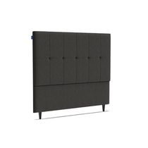 Cabeceira Piave Linho Cinza Casal (8x140x120) - Ortobom