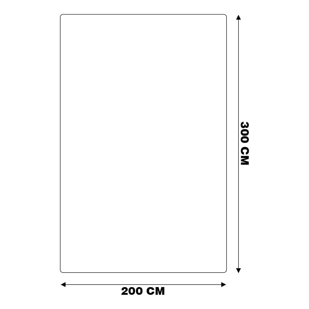 Tapete Sala de Estar 200x300cm Labrador Trigo - Gran Belo