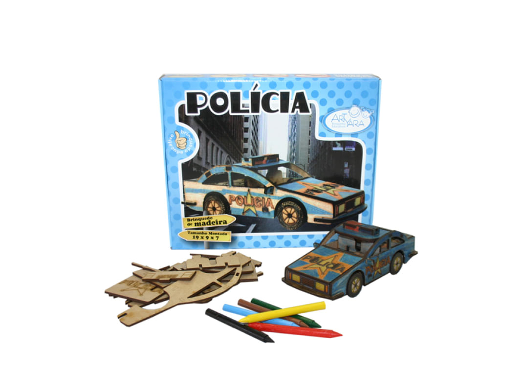 Quebra-Cabeça 3D Coleção S.O.S. Polícia - Artyara