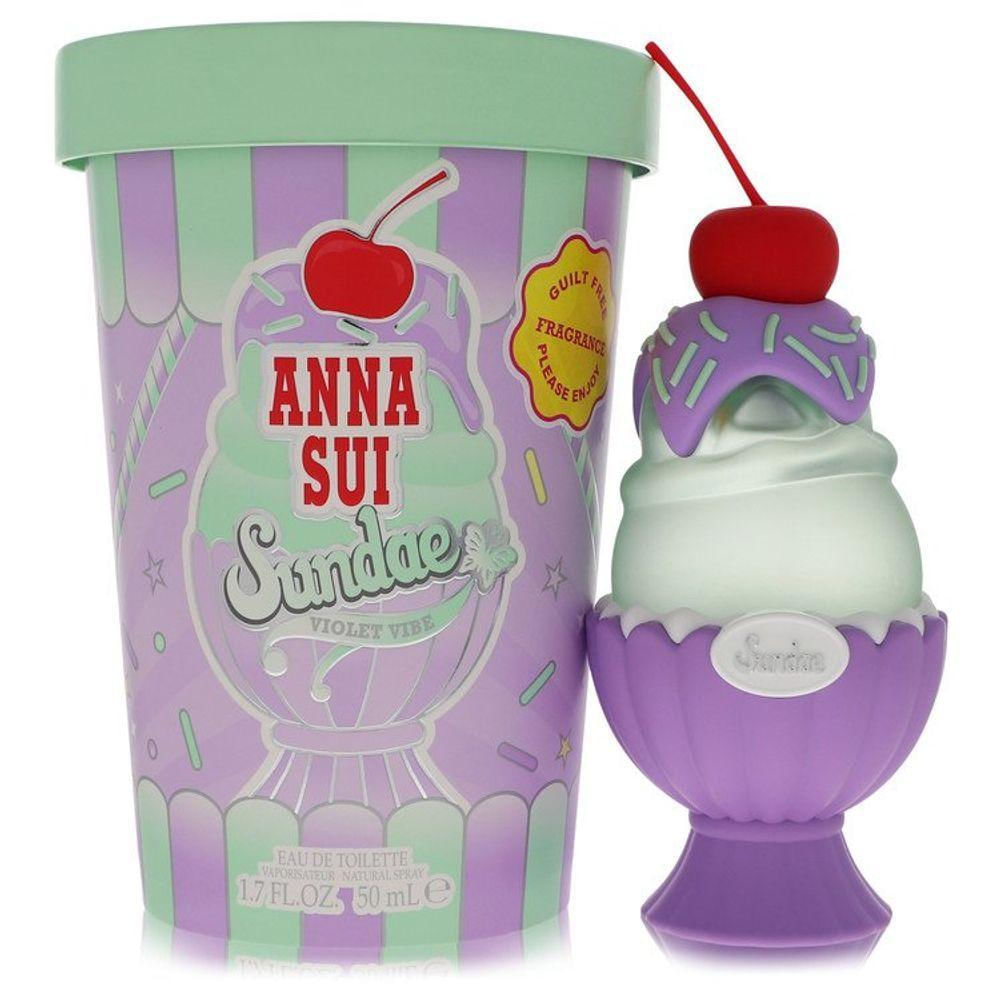 Perfume Feminino Anna Sui Sundae Violet Vibe Eau De Toilette 50 Ml