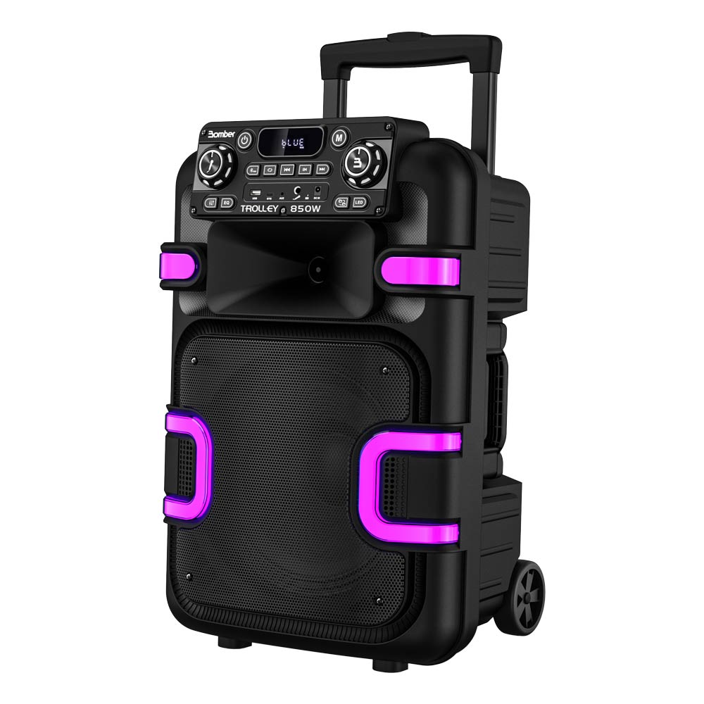 CAIXA AMPLIFICADA BOMBER TROLLEY 850W