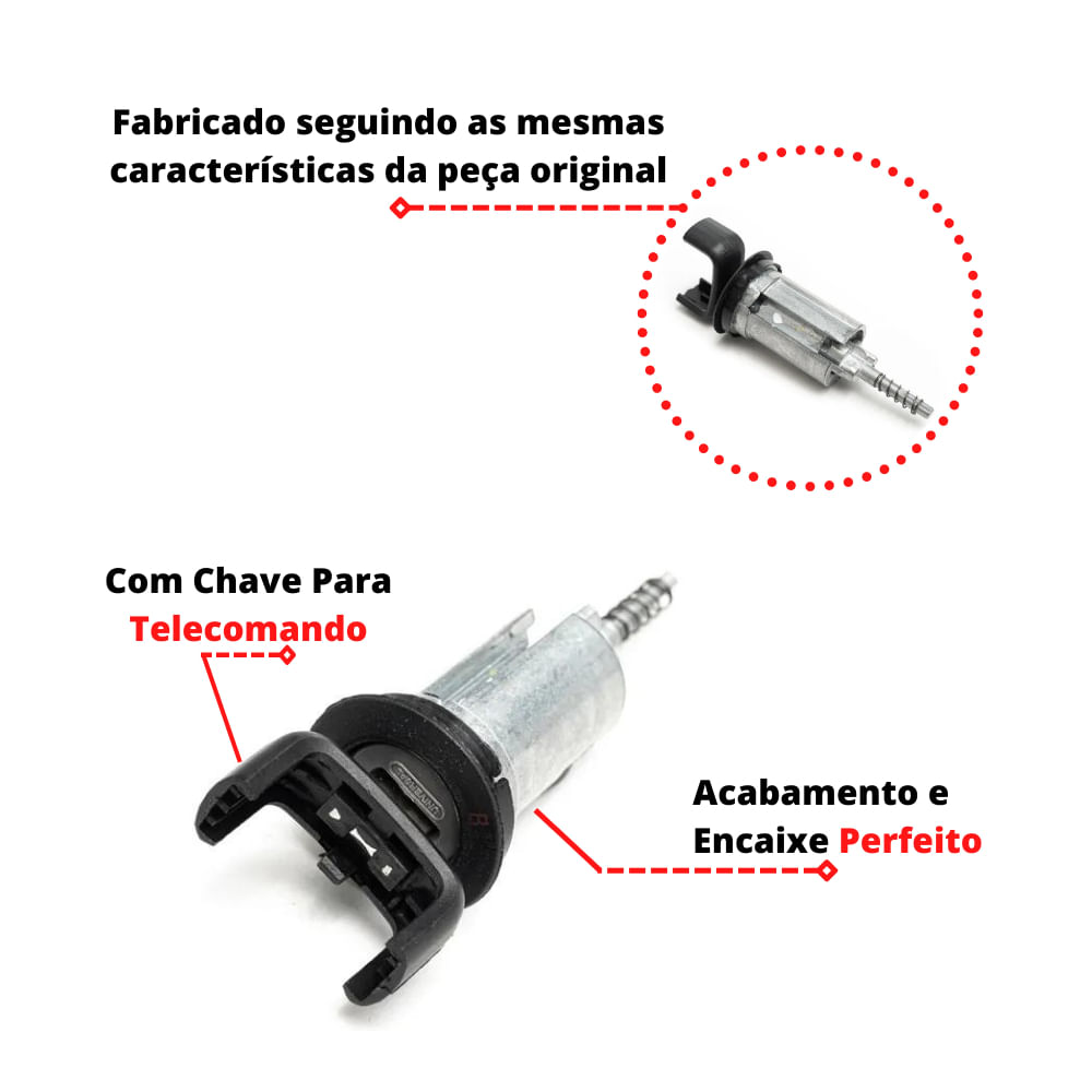 Cilindro Ignição Coluna Direção Com Chave Zafira 2001 A 2012