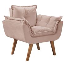 Poltrona Opalla 1 Lugar Base Palito D Salla Cappuccino