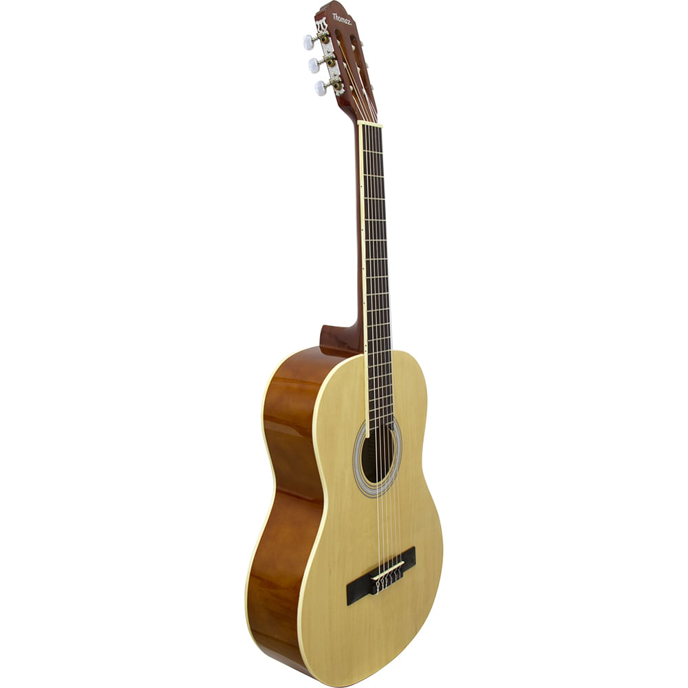 Violão Acústico de Nylon para Destros com Tensor TCG 390 Natural Thomaz
