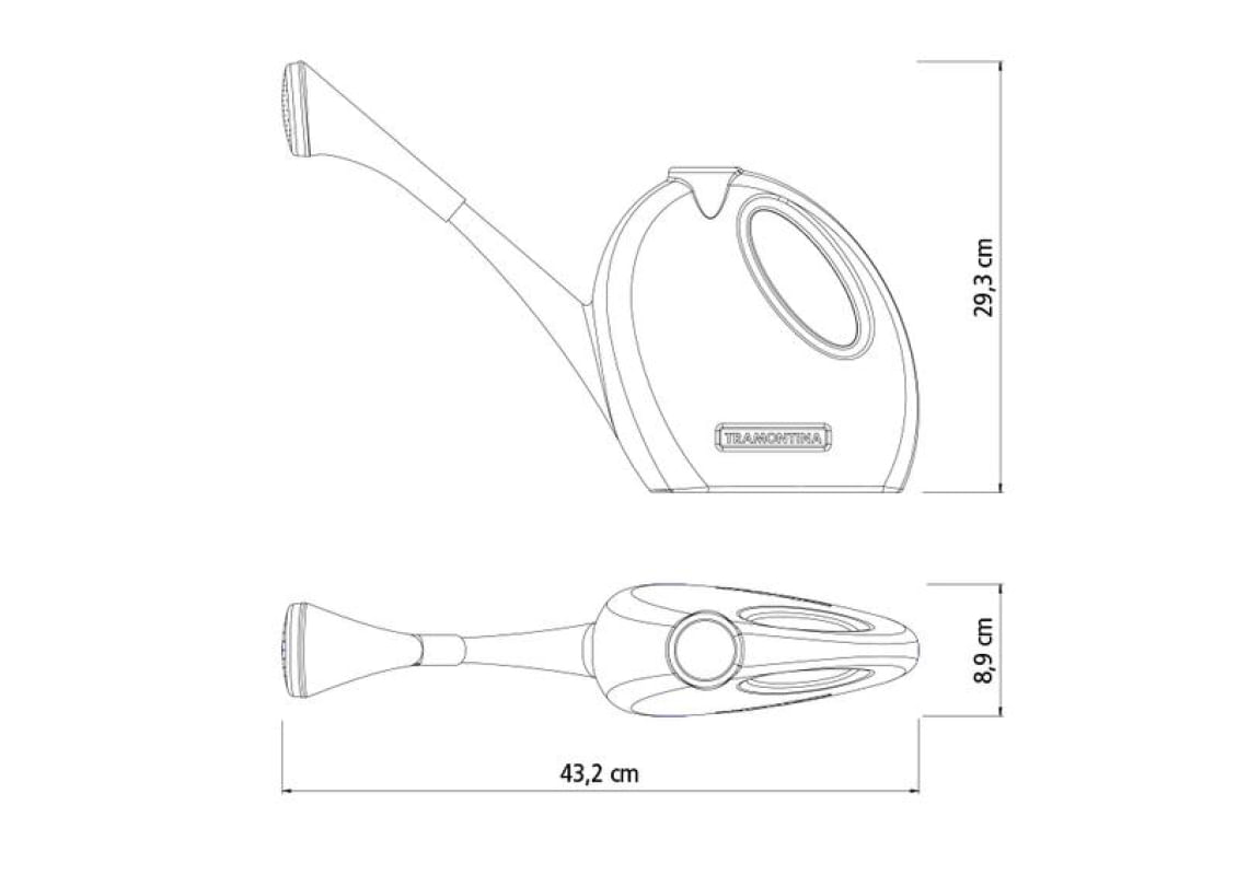 Regador Para Jardim 2 Litros Tramontina