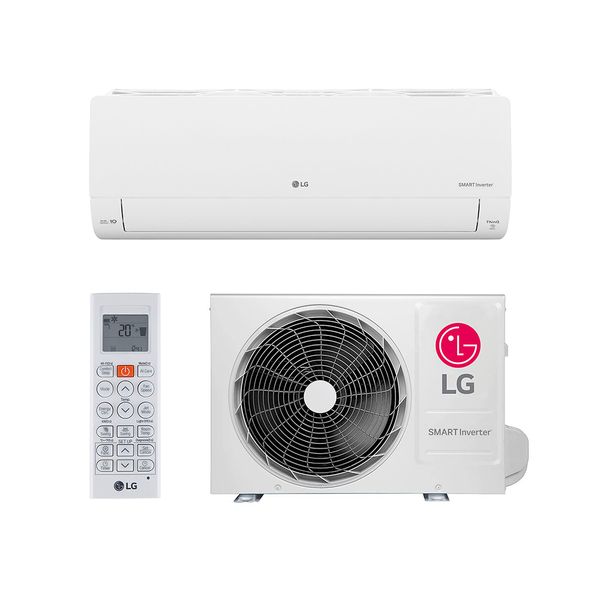 Ar Condicionado Split Hi Wall - Inverter R-32 - LG - AI Smart Inverter Voice - 9.000 BTUs - Frio - 220V Monofásico