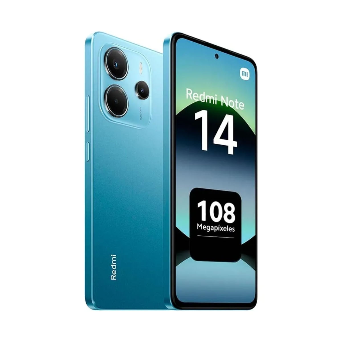 Celular Xiaomi Redmi Note 14 4G 256GB 8GB RAM Tela 6,67” AMOLED 120Hz Câmera Tripla 108MP Azul Oceano