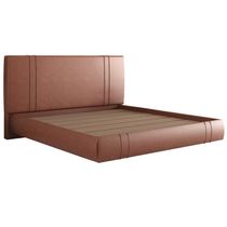 Cama King Flutuante Com Cabeceira 195cm Astra S04 Couríssimo Telha - Lyam Decor
