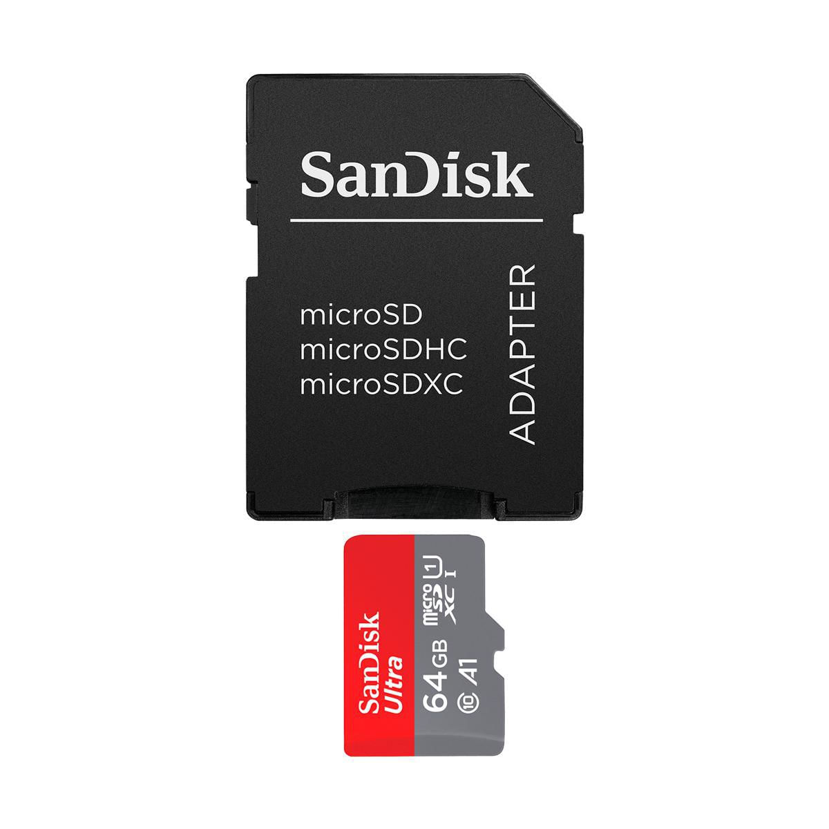 Cartão De Memória Sandisk 64Gb Microsdxc 100Mb/S