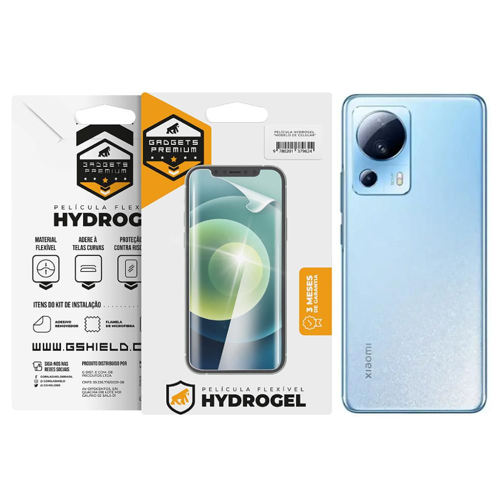 Película para Xiaomi 13 Lite 5G - Traseira Hydrogel HD- Gshield