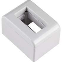 Caixa De Sobrepor Branca De 1 Posto Lizflex - 57303001 - Tramontina Caixa+tampa 1 Posto Tramontina 57303-001