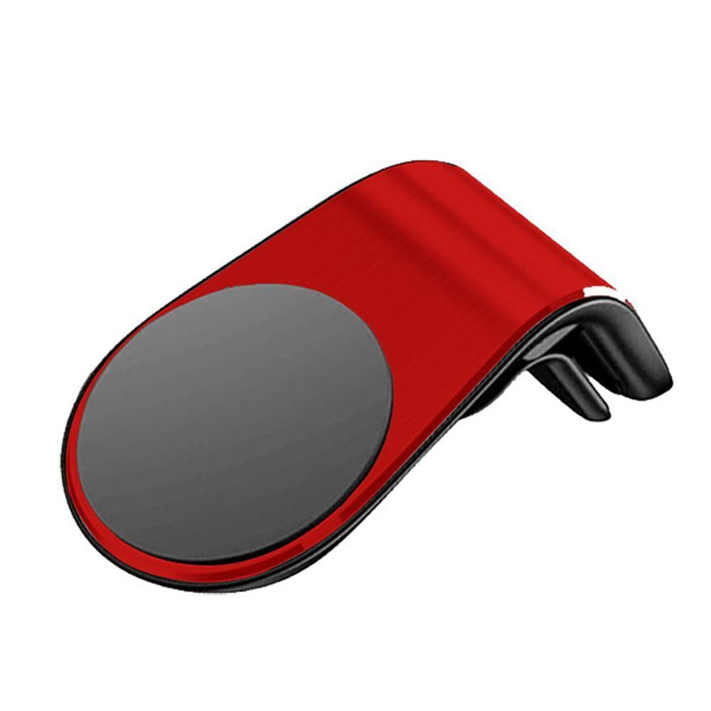 Suporte Adaptador Magnético p/Painel De CarroL/Vermelho