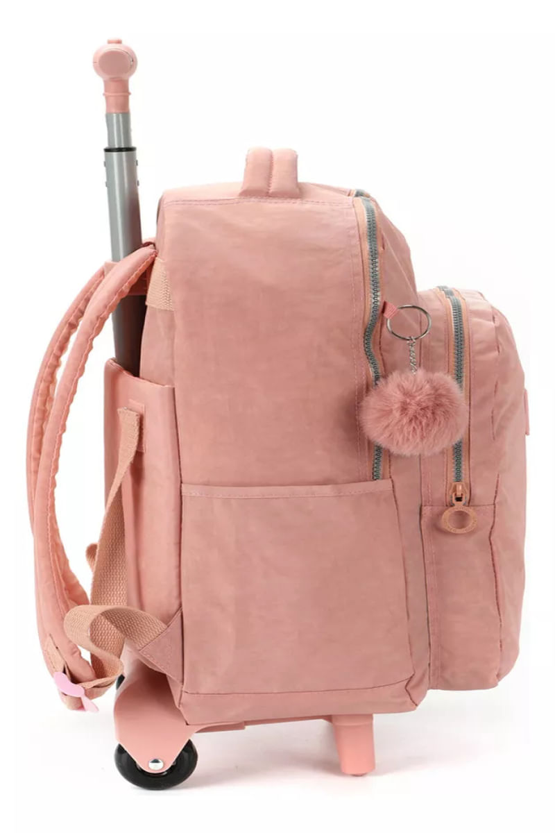 Mochila Juvenil De Rodinhas Larissa Manoela Nude - Up4you - Le biscuit