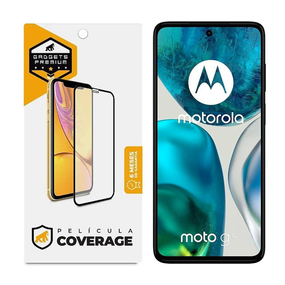 Película para Moto G52 - Coverage 5D Pro Preta - Gshield