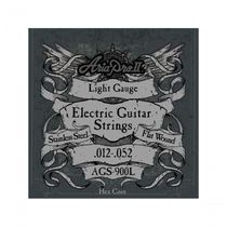 Encordoamento Para Guitarra Flat Wound .012 Ags900l Aria Pro