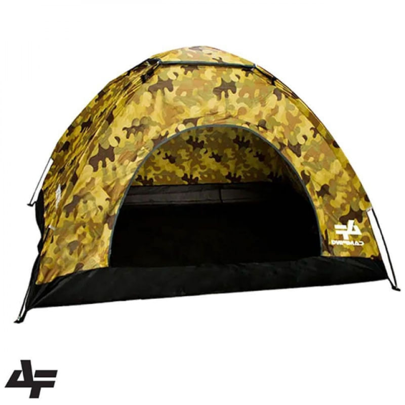 Barraca Camping Albatroz AF-008 Camuflada Marrom 3 Pessoas