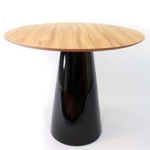 Mesa de Jantar Cone 80 cm Nogueira Preto